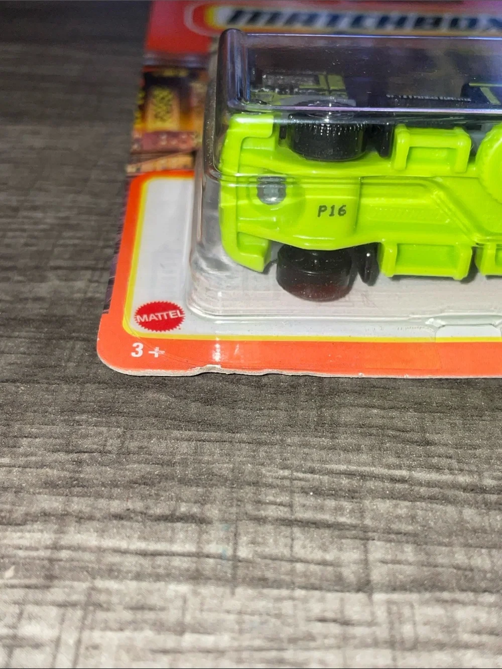 Matchbox Poop King Toy Truck - Lime Green and Black